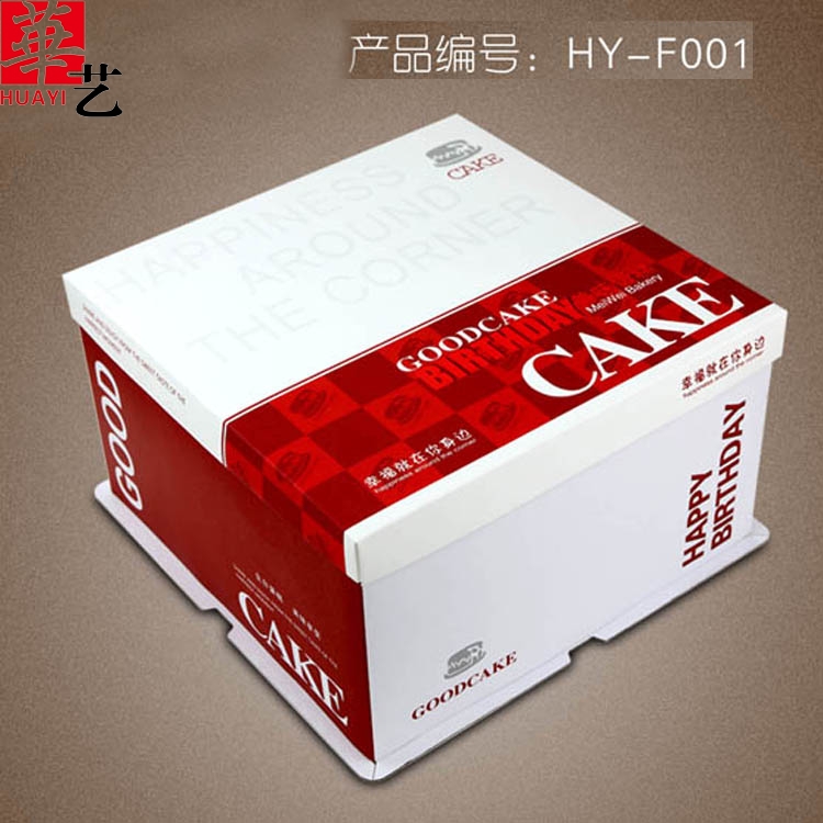 方形蛋糕盒HY-F001普通版蛋糕盒有現貨可印字